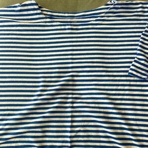 J Jill Lux Supima Elbow Sleeve tee Large